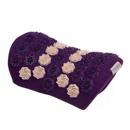 Core Asana Acupressure Massager Pillow, Orthopedic Cervical Pillow for Neck Pain and Shoulder Pain Relief | Reduce Stress and Tension with Neck Pillow Massager (Grapevine) - Image 1