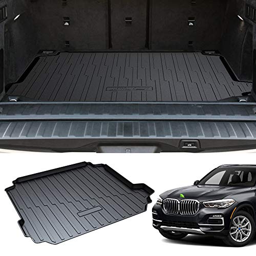 Powerty Cargo Mat for BMW X5 20192025 2026 Trunk Mat TPE All Weather Cargo Liners HeavyDuty Trunk Liners BMW X5 Without Optional Luggage Kit Accessories Not for Hybrid and 7Seats