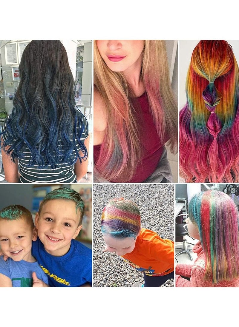HomarKet - 36-Piece Temporary Hair Colour Chalk Set Multicolour - Image 1