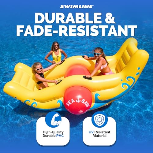 Swimline Sea-Saw Rocker , Yellow - Image 3