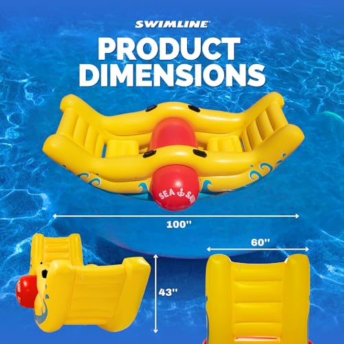 Swimline Sea-Saw Rocker , Yellow - Image 5