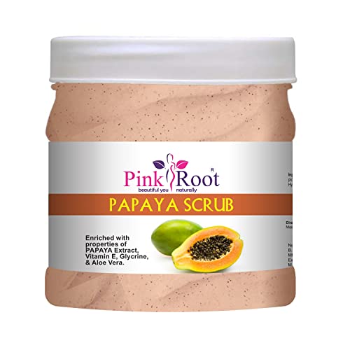 Pink Root Cocoa Butter Cream 500ml with Papaya Scrub 500ml - Image 3