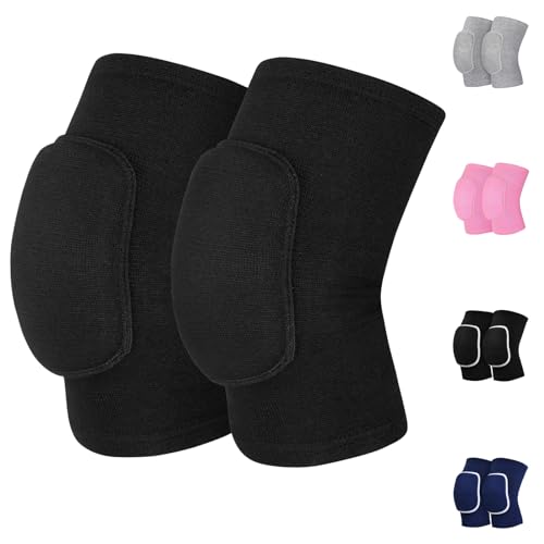 HISFFOG Volleyball Knee Pads for Women, Men, Youth, Girls, Kids, Knee Brace for Volleyball Basketball Football Dance Yoga Tennis Running Cycling Workout Climbing Wrestling - Image 2