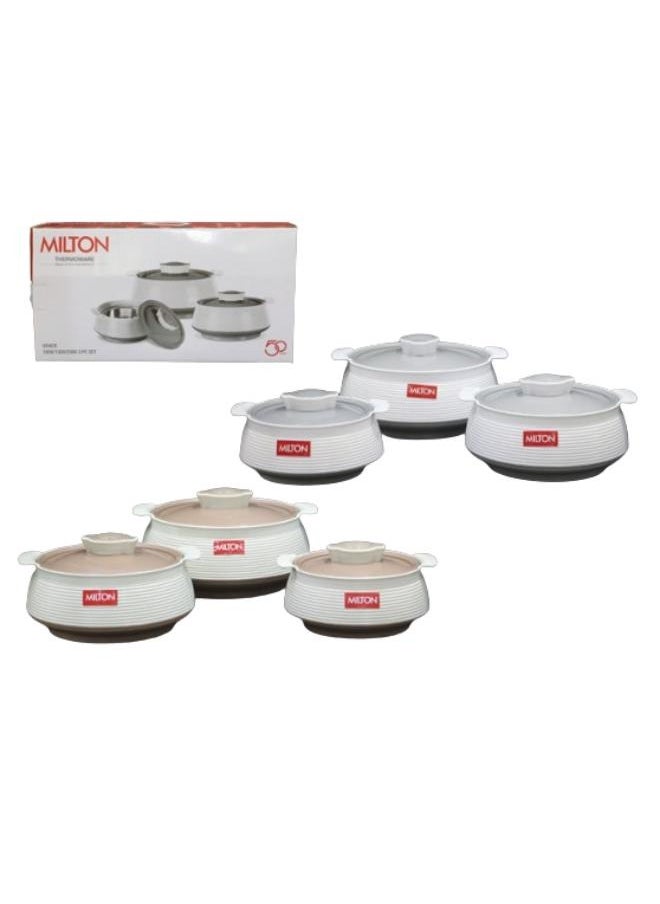 3-Piece Stainless Steel Inner Food Container Set (1000ml, 1500ml, 2500ml)