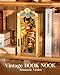 Rolife DIY Book Nook Kit for Adults Miniature Dollhouse Booknook Kit 3D Wooden Puzzle Creative Decorative Bookends Bookshelf Diorama Insert Crafts Hobbies Gifts Romantic Venice - Image 4