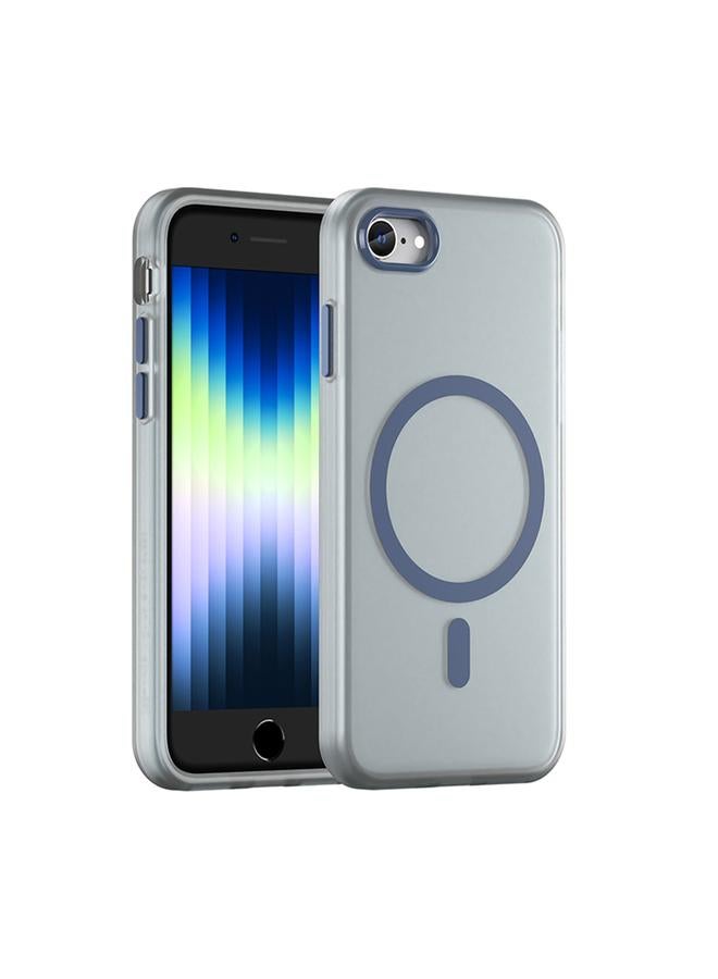 The Bros Case For iPhone SE 2022 / 2020 / 8 MagSafe Frosted Translucent TPU + PC Full Coverage Phone Case