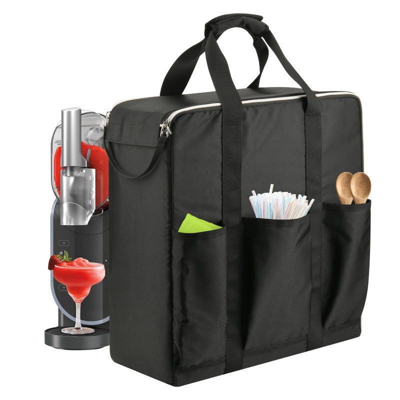 Beautyflier Travel Carrying Bag for Ninja SLUSHi Slushie Machine FS299FS301FS301C Portable Travel Case for Frozen Drink Maker Side Opening for Easy Access to Your Machine Bag Only - Image 2