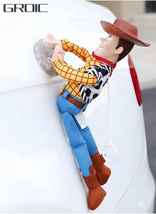 GROIC - Toy Story Sheriff, Car Doll Plush Toys, Hanging Toys, Cute Car Accessories,Woody Auto Accessories,Car Decoration,Car Roof Doll Decoration - Image 1