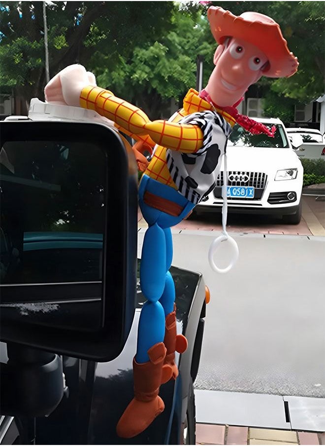 GROIC - Toy Story Sheriff, Car Doll Plush Toys, Hanging Toys, Cute Car Accessories,Woody Auto Accessories,Car Decoration,Car Roof Doll Decoration - Image 1