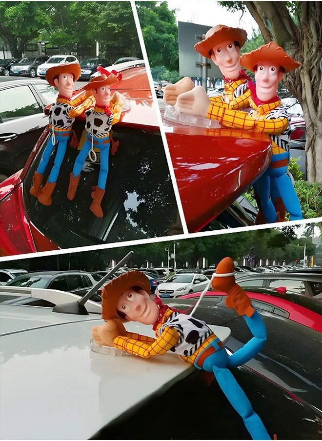 GROIC - Toy Story Sheriff, Car Doll Plush Toys, Hanging Toys, Cute Car Accessories,Woody Auto Accessories,Car Decoration,Car Roof Doll Decoration - Image 1