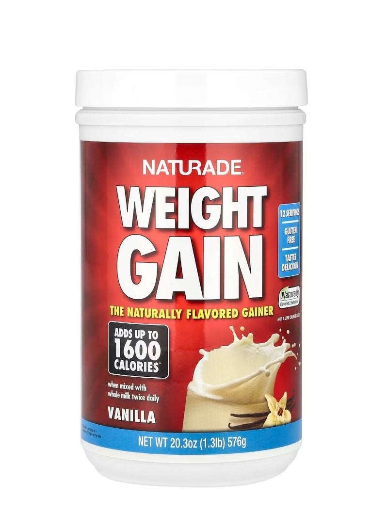 ناتورادي زيادة الوزن بالفانيليا 1.3 رطل (576 جم) - Image 1