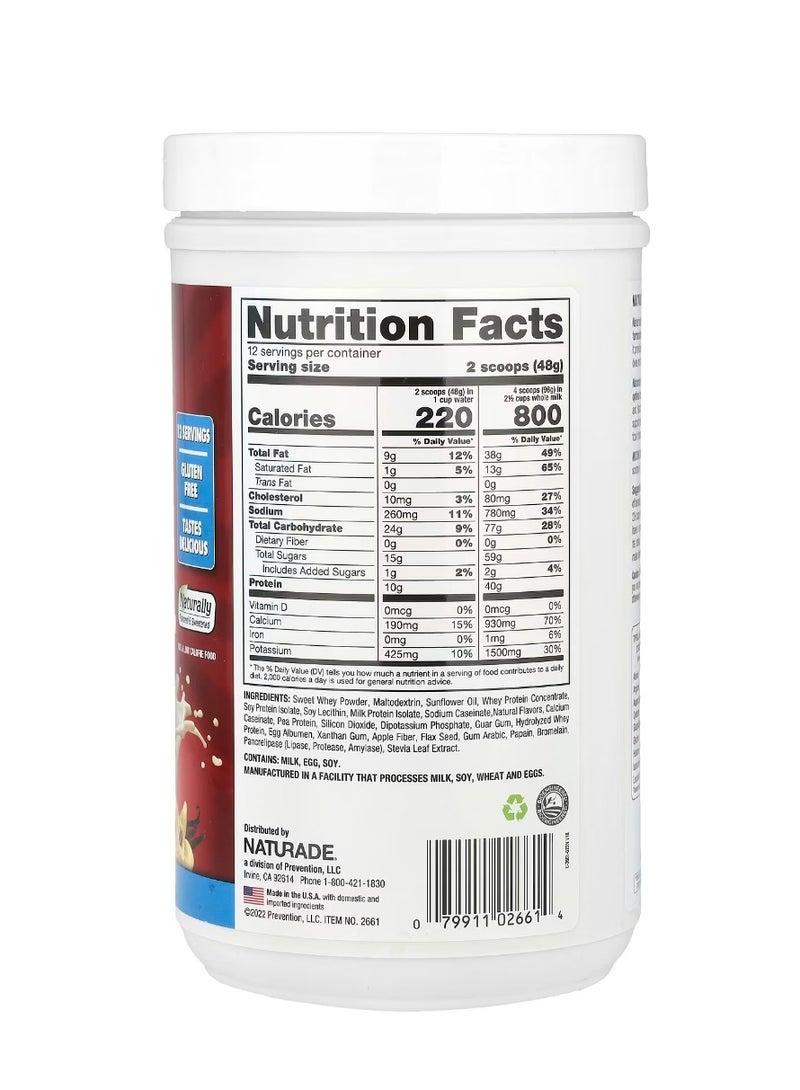 ناتورادي زيادة الوزن بالفانيليا 1.3 رطل (576 جم) - Image 2