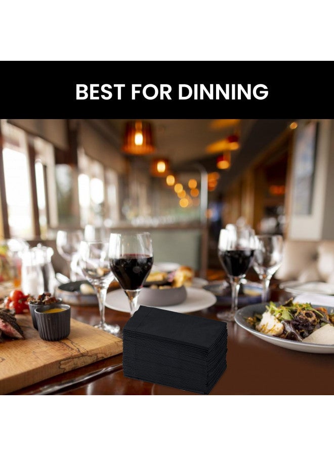 Perfect Stix مناديل عشاء سوداء من بيرفكت وير 2 طبقة عبوة من 125 - Image 4