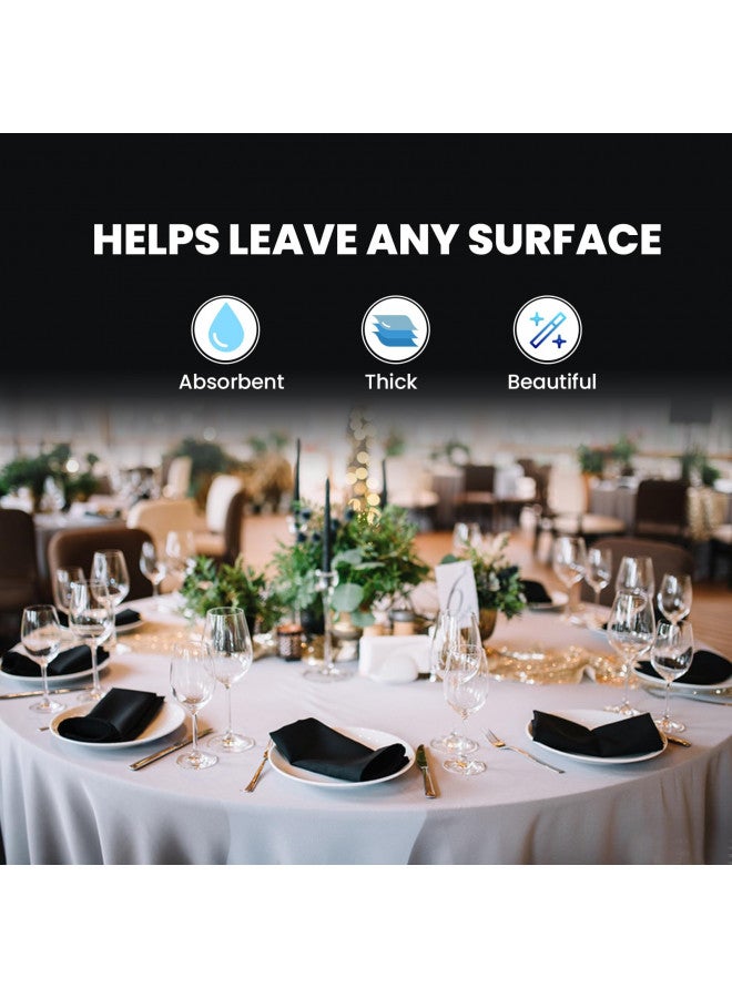 Perfect Stix مناديل عشاء سوداء من بيرفكت وير 2 طبقة عبوة من 125 - Image 3