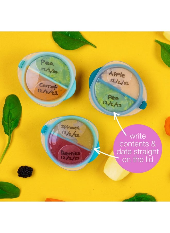 b.box b.box Fill+Freeze (3-Pack) | Baby Food Containers | Food Grade Silicone: Freezer, Microwave, Dishwasher Safe | Use Alone or with Fill+Feed | 85mL (2.9oz or 1/3 Cup Capacity) Each  - Image 3