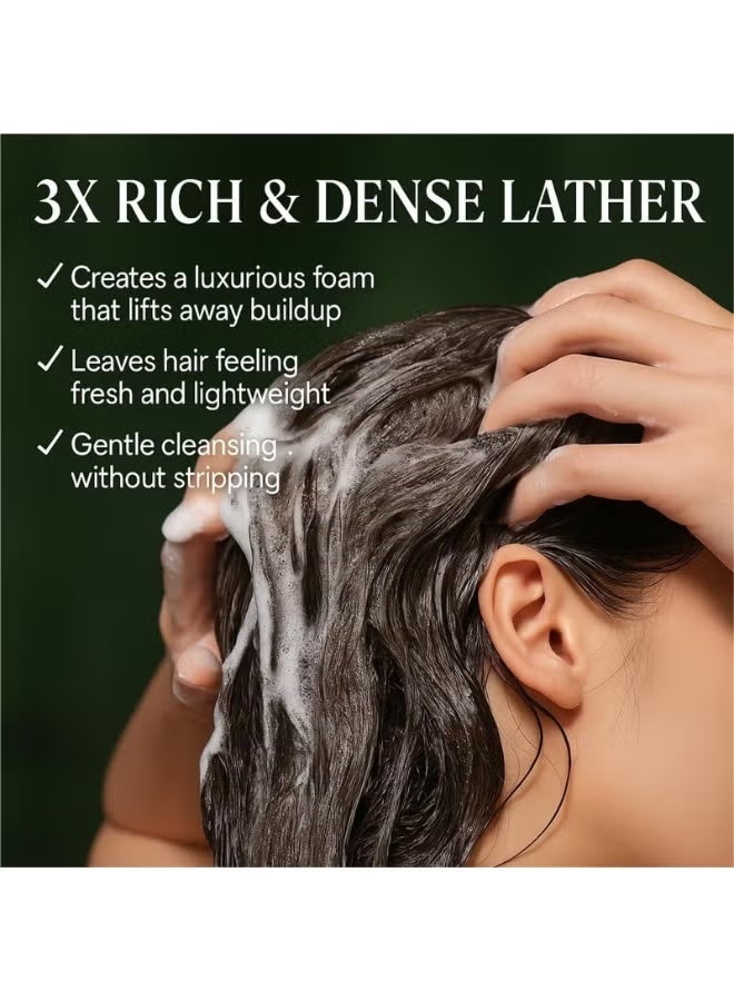 طبيعة شامبو المثلث بار، الطبيعة سبعة الصابون الأخضر، عثمان العشب بار، تهدئة وتقوية الشعر للنساء والرجال (1pc) - Image 2