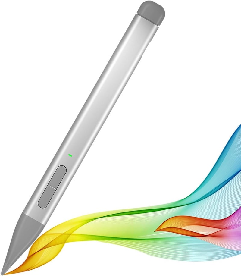 KASTWAVE Slim Pen 2 for Microsoft Surface with 4096 Pressure, Eraser & Right-Click, Palm Rejection, Graphite Nib, For Surface Pro 11/10/9/8-3/X, Surface Go 3-1, Book 3-1, Laptop1-3, Surface Studio 2+/2/1 - Image 1