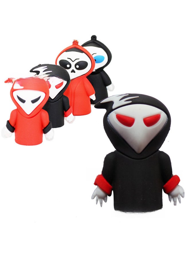 Generic Cartoon USB Flash Disk 3.0 & 2.0 Human Organ Skeleton Skull 64G Halloween Gift Skull Skull Skull USB Flash Disk-Color:2.0 Jumping Ghost-Capacity:8GB  - Image 5