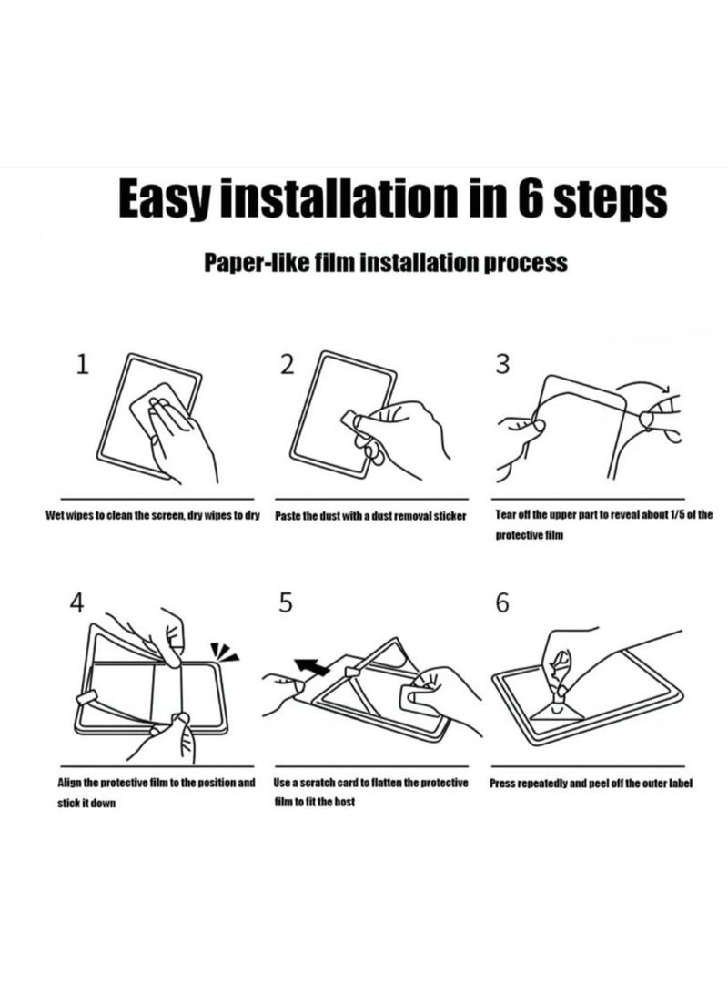 for Honor Pad X8a 11 Inch Soft Pet Film, High-Definition Touch, Sensitivity, Anti Glare, Designed Specifically For Natural Writing, Anti Glare, Easy To Install (Clear) - Image 2