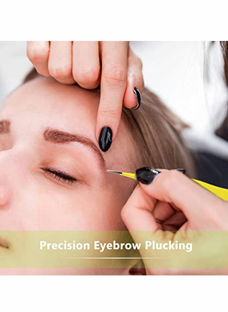 KASTWAVE Tweezers Stainless Steel Pointed 3 Pieces for Ingrown Hair Blackhead Remover Precision Eyebrow and Splinter Removal Tweezers - Image 4