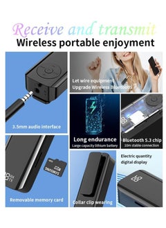 General Bluetooth 5.3 Transmitter Receiver Adapter without AUX 3.5mm Stereo for Headphone TV PC Car Speaker with Digital Display  - Image 4
