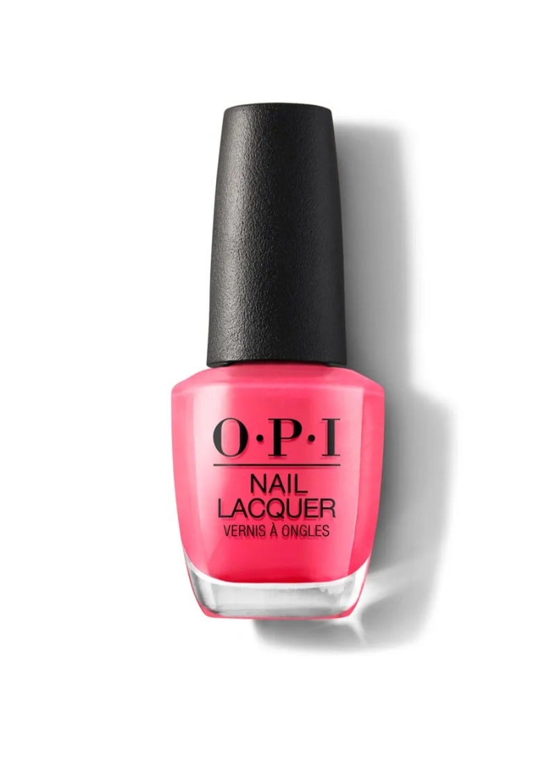 Opi Nail Lacquer Strawberry Margarita Bright Pink 15 Ml