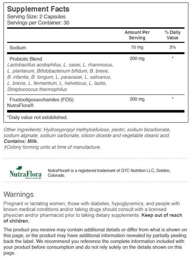 Vitacost Brand - Vitacost Probiotic 15-35 - 35 Billion CFU** - 60 Vegetarian Capsules - Image 1