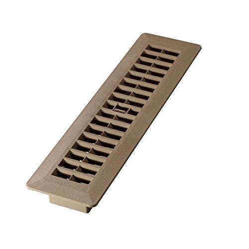 Decor Grates PL212-TA 2-Inch by 12-Inch Plastic Floor Register, Taupe - Image 5