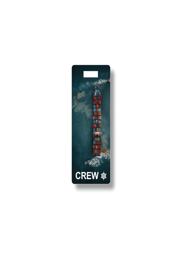 SeQr Smart QR Code Crew Bag Tag Lost & Found Metal Luggage ID Tag for Cruise Staff, Ship Crew, Captain & Maritime Use/Waterproof Travel Accessory with Wire Cable/Scan & Contact - Image 3