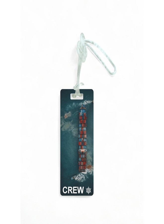 SeQr Smart QR Code Crew Bag Tag Lost & Found Metal Luggage ID Tag for Cruise Staff, Ship Crew, Captain & Maritime Use/Waterproof Travel Accessory with Wire Cable/Scan & Contact - Image 2
