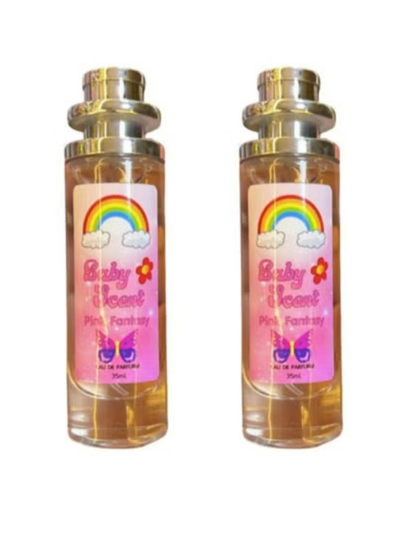 جونسون بيبي عطر بينك فانتسي 35 مل 2 قطعة
