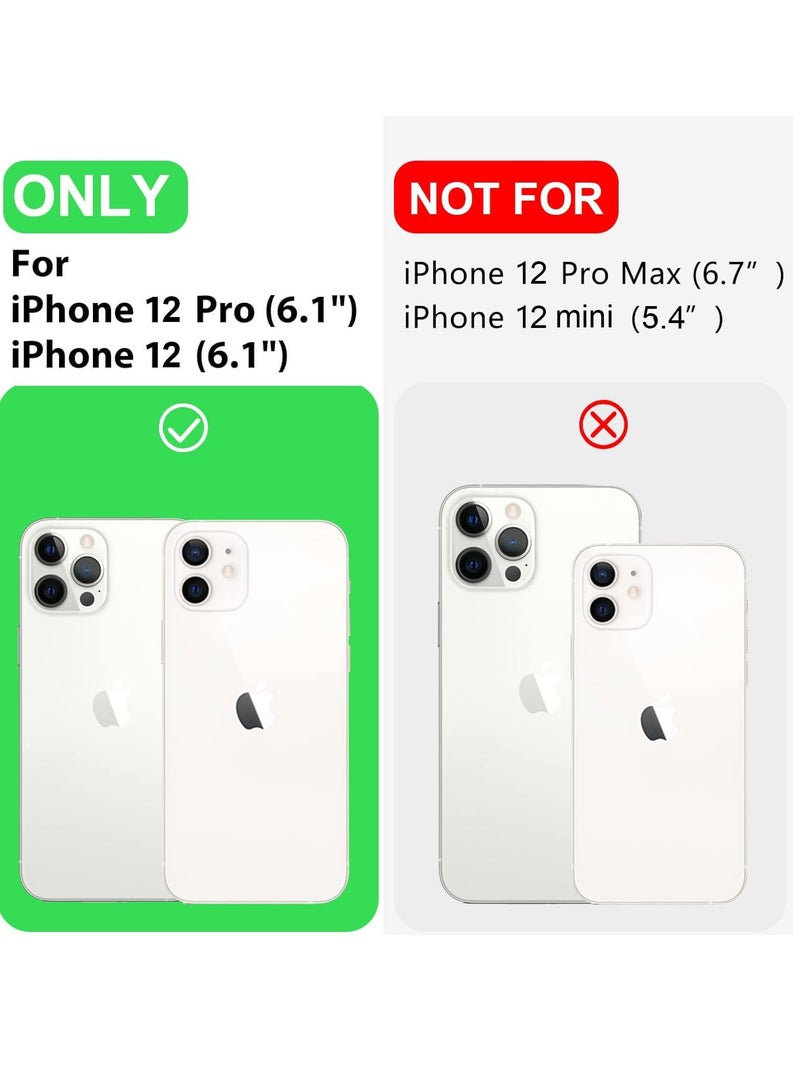 BORTONY iPhone 12 Pro Protective Case Liquid Gel Silicone Rubber Soft Silky Touch Anti Scratch Shockproof Back Cover Compatible with Apple iPhone 12 Pro 6.1 Inch - Image 2