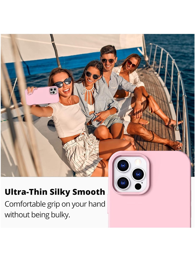 BORTONY iPhone 12 Pro Protective Case Liquid Gel Silicone Rubber Soft Silky Touch Anti Scratch Shockproof Back Cover Compatible with Apple iPhone 12 Pro 6.1 Inch - Image 3