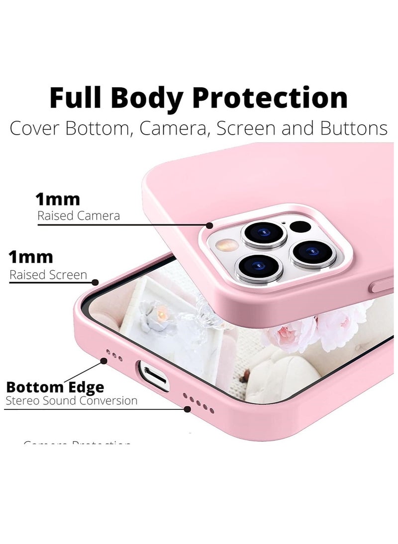 BORTONY iPhone 12 Pro Protective Case Liquid Gel Silicone Rubber Soft Silky Touch Anti Scratch Shockproof Back Cover Compatible with Apple iPhone 12 Pro 6.1 Inch - Image 4