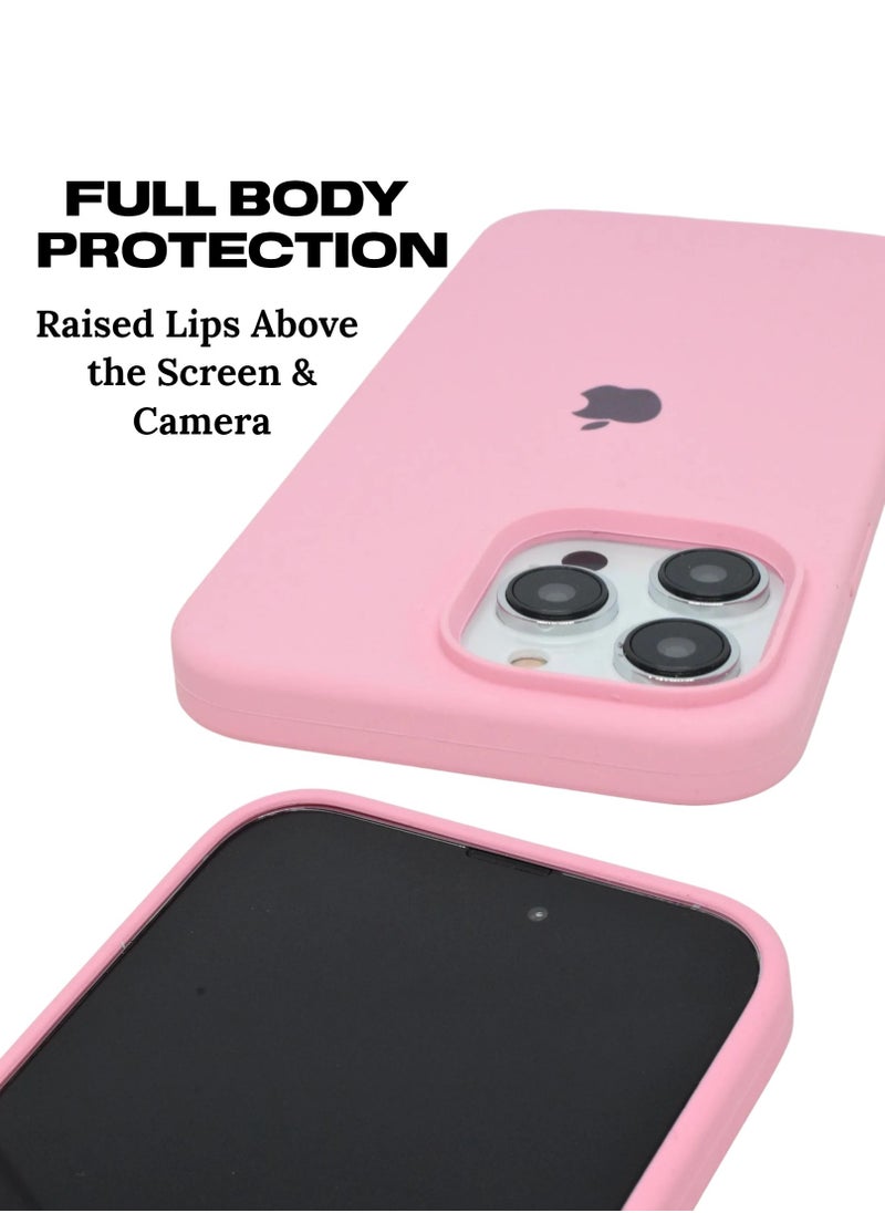 BORTONY - iPhone 12 Pro Protective Case Liquid Gel Silicone Rubber Soft Silky Touch Anti Scratch Shockproof Back Cover Compatible with Apple iPhone 12 Pro 6.1 Inch - Image 1