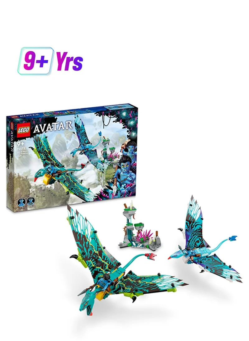 LEGO Avatar Jake & Neytiri’S First Banshee Flight 75572 Building Toy Set; A Fun Playset For Kids And Fans Of The Avatar Film; This Toy Makes An Appealing Birthday Gift Or Christmas Present For Ages 9+ (572 Pieces)