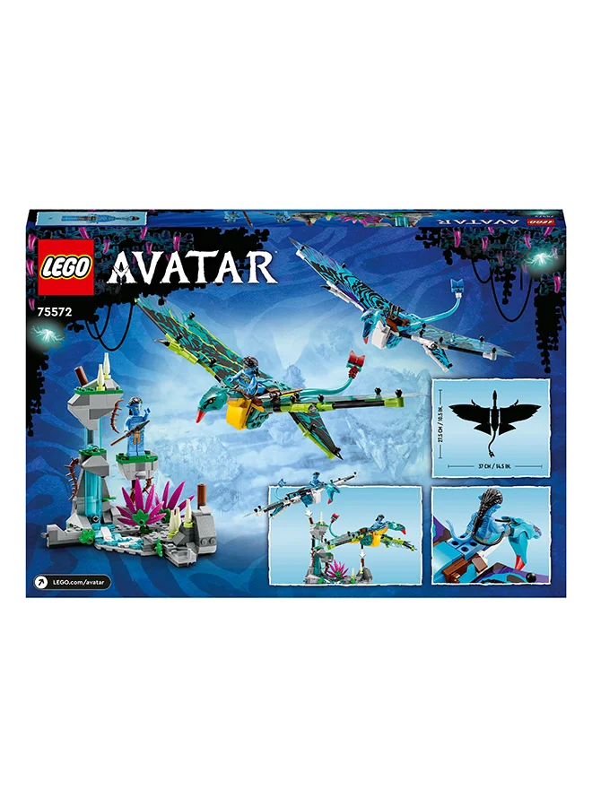 LEGO Avatar Jake & Neytiri’S First Banshee Flight 75572 Building Toy Set; A Fun Playset For Kids And Fans Of The Avatar Film; This Toy Makes An Appealing Birthday Gift Or Christmas Present For Ages 9+ (572 Pieces)