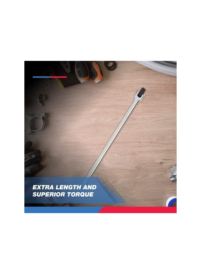 نيكو 00206A 1/2 بوصة شريط الكسارة 1/2 بوصة محرك 24 بوصة شريط الكسارة فليكس رئيس كروم مولي Cr Mo صامولة العروة مفتاح الإطارات بار الغشاش بار - Image 5