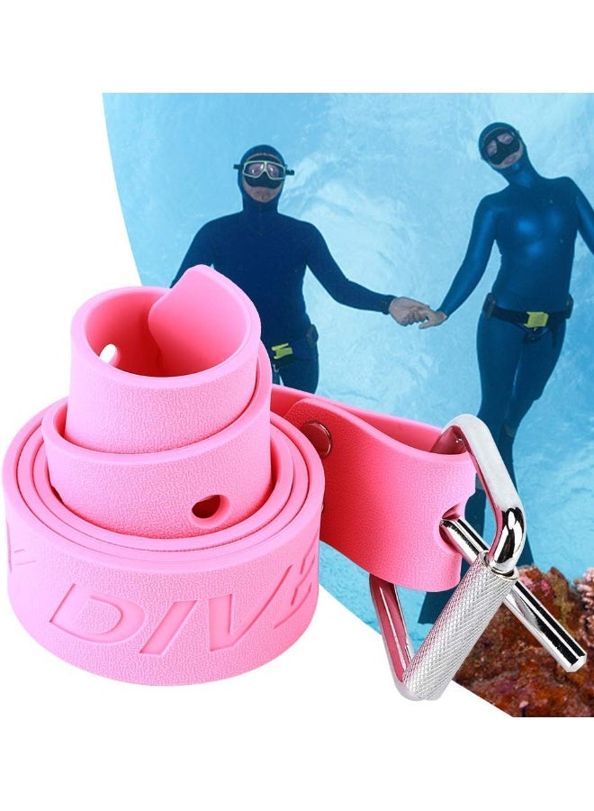 Dilwe Diving Weight Belt, Rubber Durable Diving Weight Webbing Waist Belt with Quick Release Buckle  - Image 4