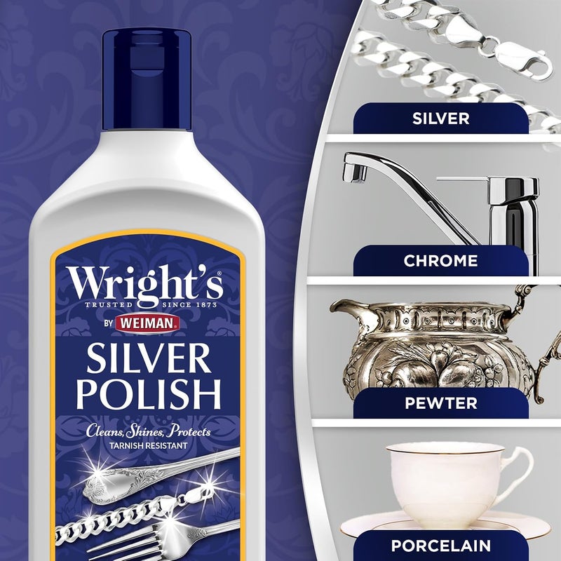WRIGHT'S ANTI-RUST SILVER POLISH, 7 OZ. - Image 3