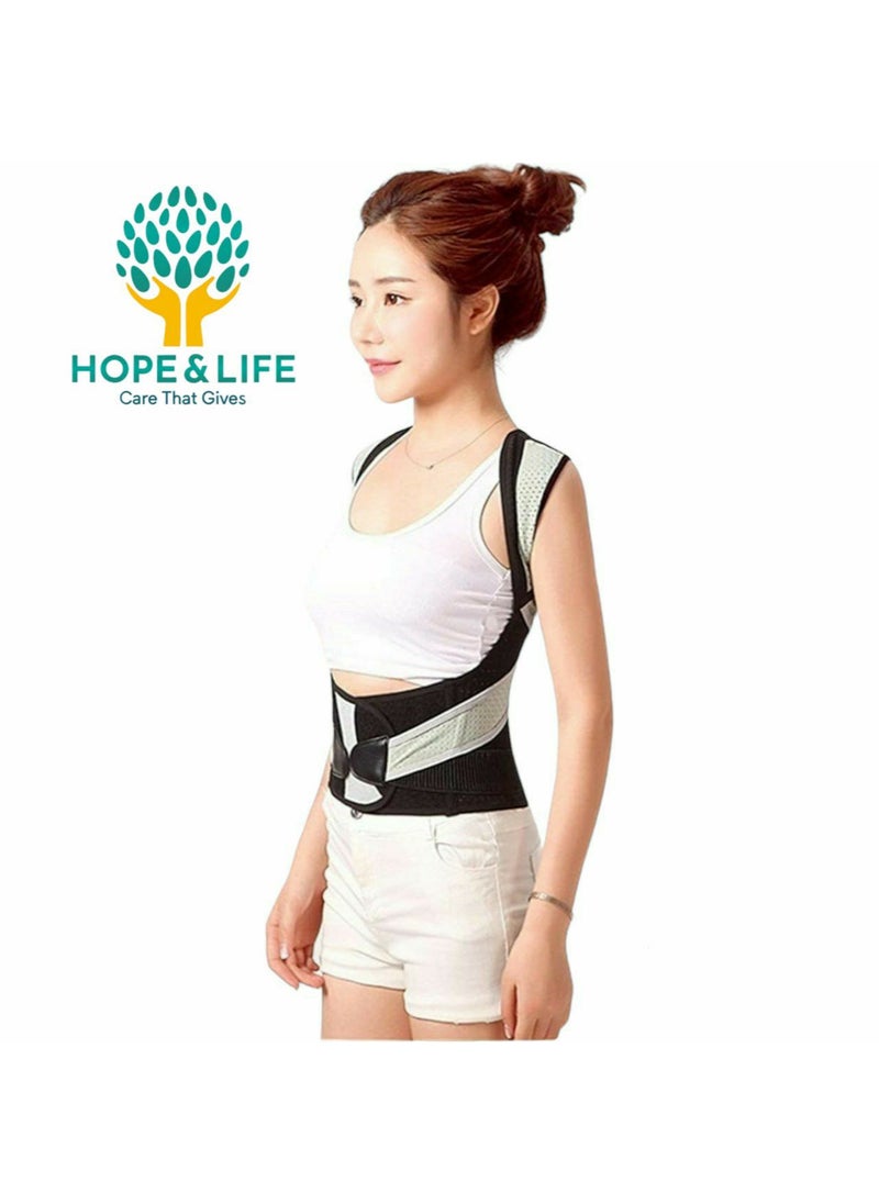 Hope And Life A Back And Shoulder Support Corset That Helps Correct Poor Spinal Posture - Size S  - Image 2