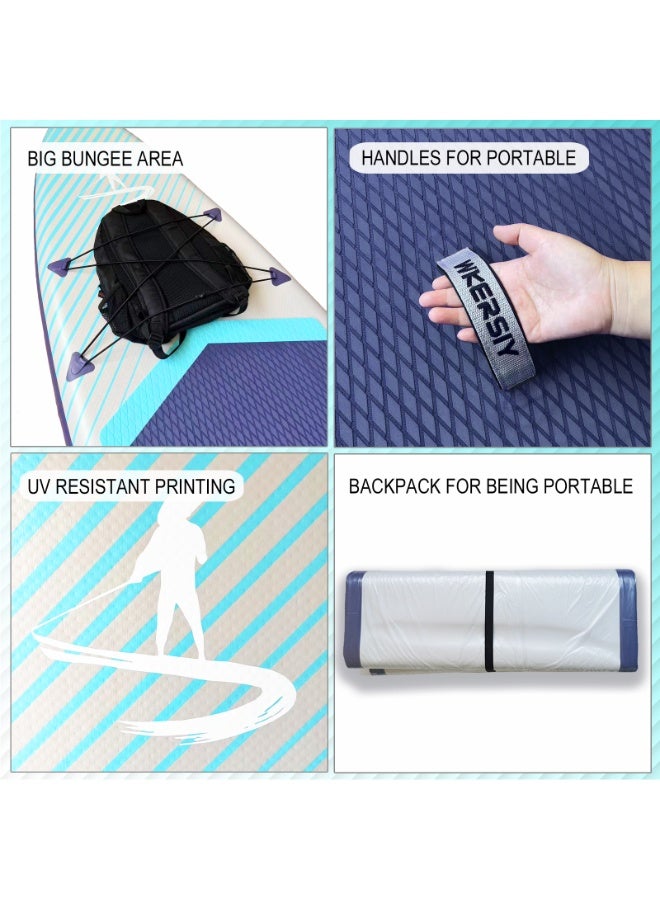 Wkersiy 335CM Grey Inflatable SUP Board | All-Water Performance Series, Neutral-Tone Versatility & Pro-Grade Durability - Image 5