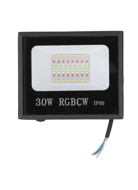 RGB Flood Lights 30W APP Control IP66 Waterproof Timing Settings Outdoor Smart LED Floodlights for Garden
