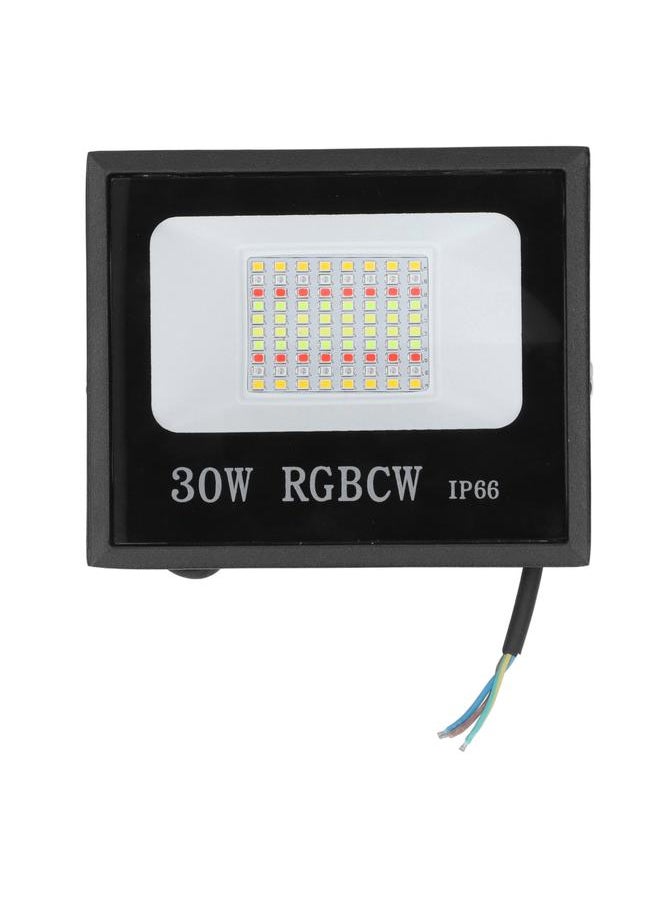 زد - RGB Flood Lights 30W APP Control IP66 Waterproof Timing Settings Outdoor Smart LED Floodlights for Garden - Image 1