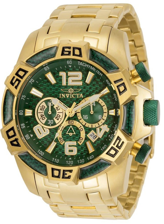 Invicta Men's Analog Quartz Watch with Stainless Steel Strap 34156, Gold, bracelet - Image 1