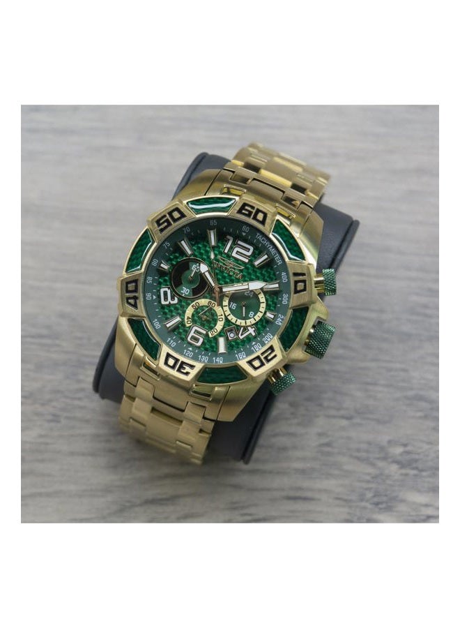 Invicta Men's Analog Quartz Watch with Stainless Steel Strap 34156, Gold, bracelet - Image 2