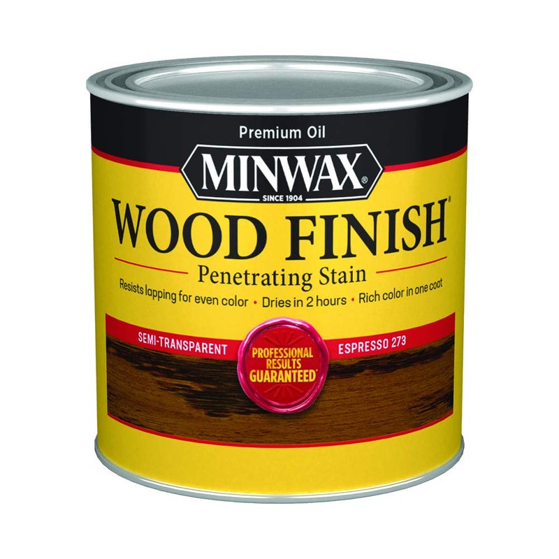 Minwax 227634444 Wood Finish, Espresso, 1/2 Pint - Image 1