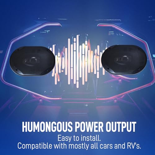 Wagzo-Component Speaker for Car 900Watts 2Way Coaxial Music System with Bass Woofer Sound 9-Inch Stereo System for Car 900W Max Output - Image 4
