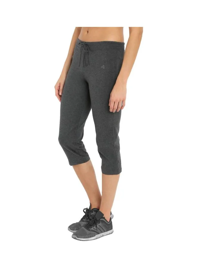 Jockey grey 1300 Women Super Combed Cotton Elastane Stretch Slim Fit for Women | Best Price UAE