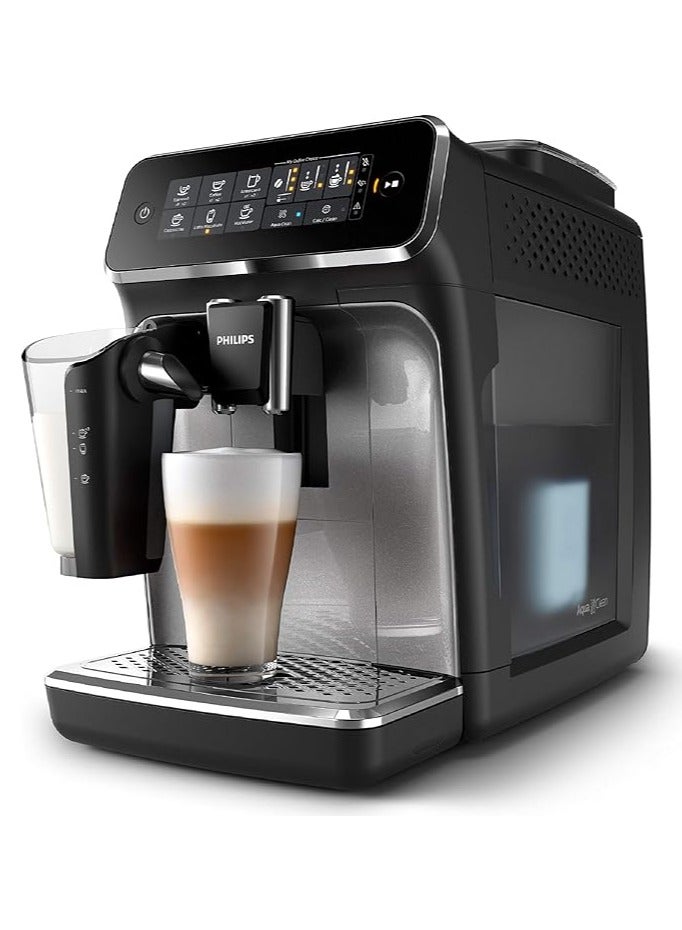 Philips Philips Fully Automatic Espresso Machine Series 3200-1500W, 5 Beverages, Latte Go, Touch Display, 1.8L Water Tank Capacity, Black/Silver - EP3246/73 - Image 2